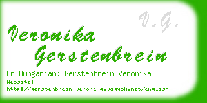 veronika gerstenbrein business card